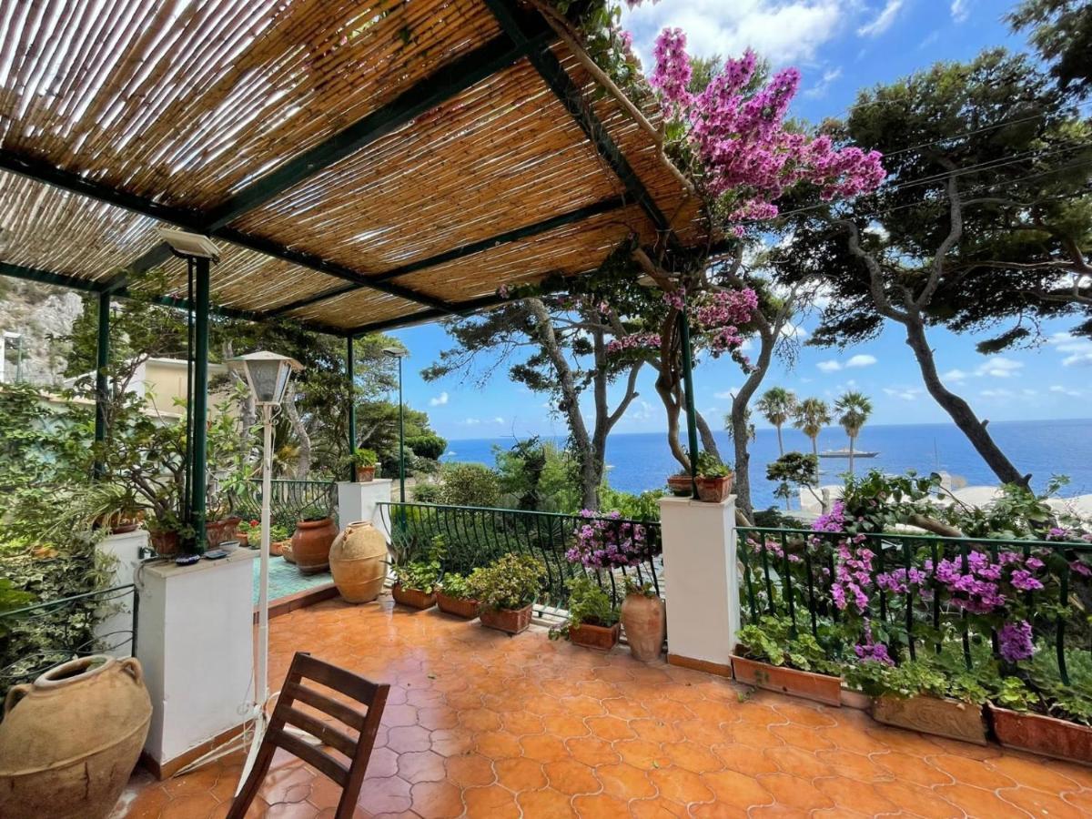Ferienwohnung Terrazza Mare Marina Piccola Capri Exterior foto
